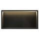 полиця для ванної кімнати Rea 30x60x10, що вбудовується в стіну з LED підсвічуванням black (REA-08541) REA-08541 фото 5