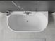 Ванна пристінна MEXEN OVAL 170x80 WHITE акрилова MEX-52671708000-01 фото 4