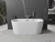 Ванна пристінна MEXEN OVAL 170x80 WHITE акрилова MEX-52671708000-01 фото 2