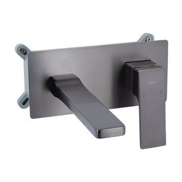 Змішувач для раковини Qtap Gemini прихованого монтажу QTGEM273GMB45695 Gunmetal Black PVD QTGEM273GMB45695 фото