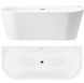 Ванна пристінна REA CAPRI 150х75 WHITE акрилова REA-W9800 фото 1