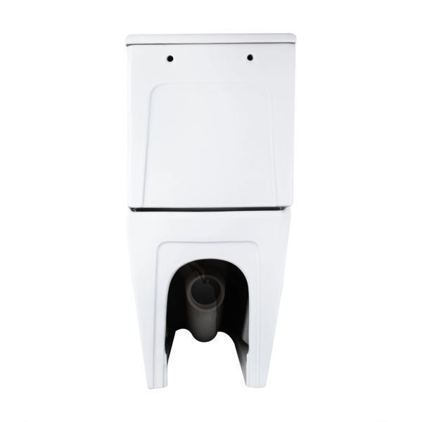 Унітаз підлоговий Qtap Vlasta Ultra Quiet безобідковий з сидінням Soft-close WHITE QT28228300W QT28228300W фото