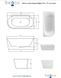 Ванна акрилова ZOYA ретро 150х75 права з сифоном клік-клак хром NAVARA46172 фото 6