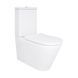 Унітаз підлоговий Qtap Vlasta Ultra Quiet безобідковий з сидінням Soft-close WHITE QT28228300W QT28228300W фото 1