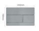 KVADRO M панель змиву polished aluminum 0e194960-92bb-11ef-bb6d-a0423f42a789 фото 5