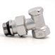 Кран радіаторний зворотка кутовий GIACOMINI R16TG 1/2 "( R16X033) ручний