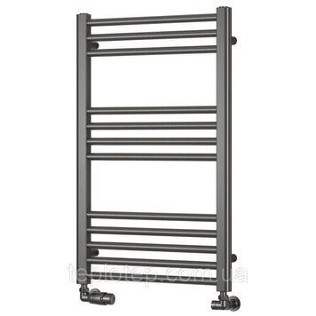 Водяна рушникосушка драбинка Rastas Siena 800х550 Gunmetal Black (збройна сталь) (RR-CN800550GB) RR-CN800550GB фото