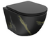 Підвісний унітаз MEXEN LENA BLACK MARBLE MATТ MEX-30224098 фото 1
