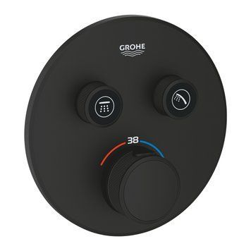 Змішувач для душу Grohtherm SmartControl 29507KF0 Black matt Grohe 29507KF0 фото