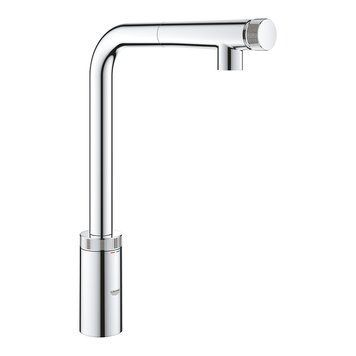 Змішувач для кухні з висувним виливом Grohe Minta SmartControl 31613000 64513 фото