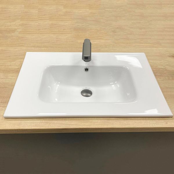 Умивальник (раковина) VBI MORTARA 70 WHITE врізний VBI-018041 фото