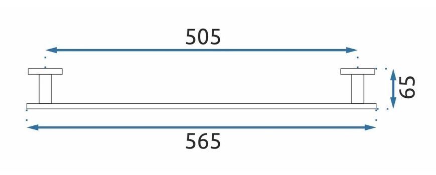 тримач для рушників Rea Oste чорний (REA-80034) REA-80034 фото
