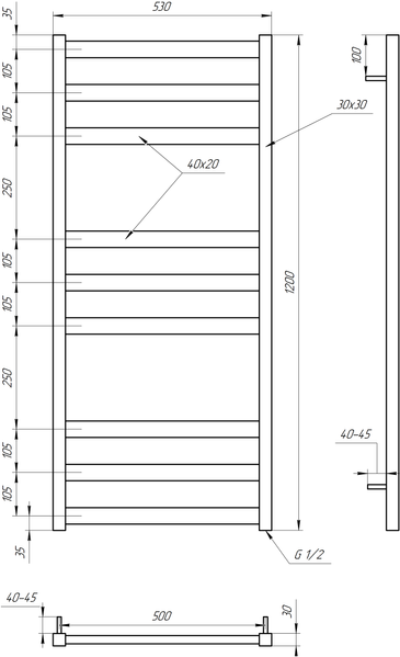 Сушка для рушників Tristar Flat Dry GA-5006-1 фото
