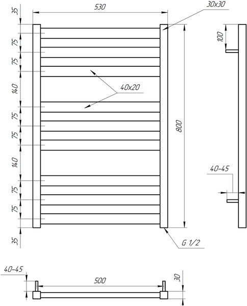 Сушка для рушників Tristar Flat Dry GA-5006-1 фото