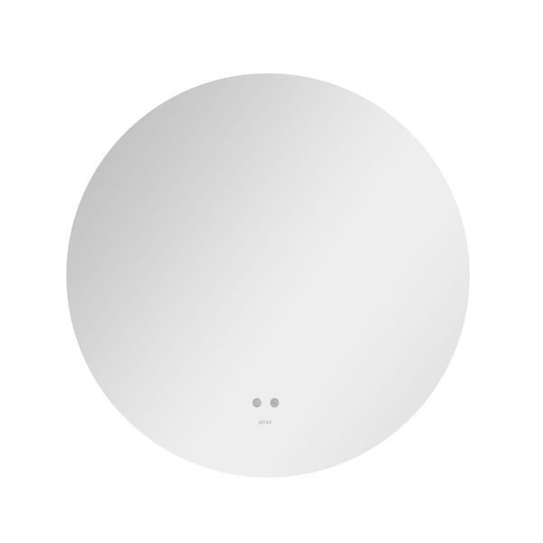 Дзеркало Qtap Taurus R600 з LED-підсвічуванням Touch, з антизапотіванням, з димером, рег. темп. кольору (3000-6500K) QT2478R607 QT2478R607 фото