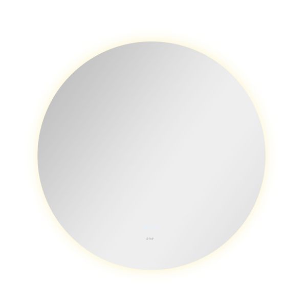 Дзеркало Qtap Taurus R600 з LED-підсвічуванням Touch, з антизапотіванням, з димером, рег. темп. кольору (3000-6500K) QT2478R607 QT2478R607 фото