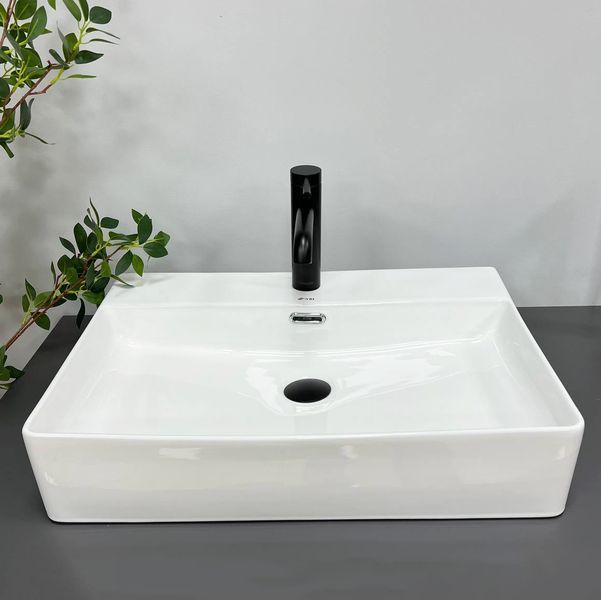 Умивальник (раковина) VBI PADUA 60 WHITE накладний підвісний VBI-012201 фото