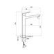 CUBE XL змішувач для умивальника 8701befe-4e50-11ef-bb6b-a0423f42a789 фото 4