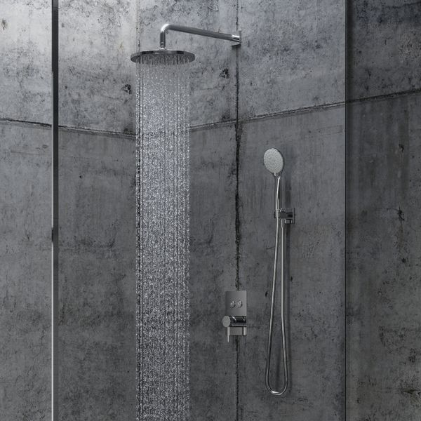 верхній душ Omnires Slimline chrome 30 cm (WG130CR) WG130CR фото