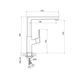 СUBE Kitchen змішувач для кухні 8701bf00-4e50-11ef-bb6b-a0423f42a789 фото 4