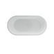Ванна акрилова окремостояча суцільнолита PureLine 1600x800 White/Matt Black з сифоном 0266251501 фото 1