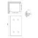 Душова перегородка Qtap Walk-In Standard BLM2011.C8 100х200 см, скло Clear 8 мм, покриття CalcLess STDBLM2011C8 фото 2