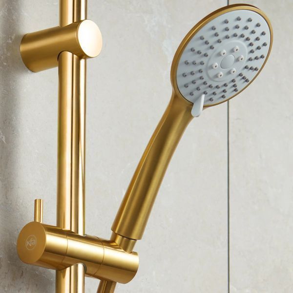 MOZA BRUSHED GOLD Душова стійка ARMATURA (841-365-31) 841-365-31 фото