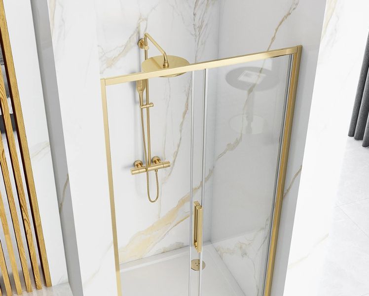 Душові двері REA RAPID SLIDE 140 GOLD REA-K5616 фото
