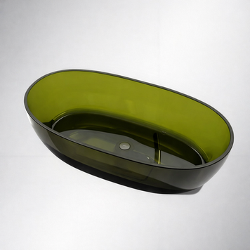 Ванна VBI VESUVIO GREEN 170 x 78 окремостояча скляна 170 x 78 VBI-075004 фото
