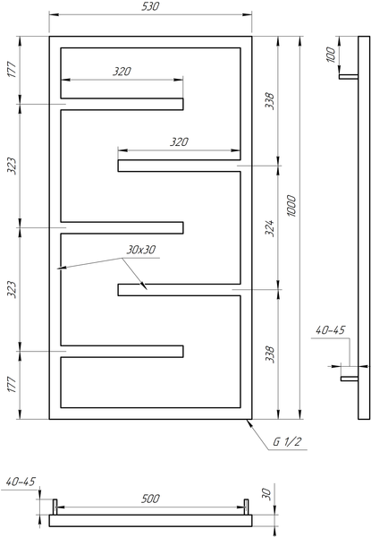 Сушка для рушників Infinite DRY GA-4006-1 фото