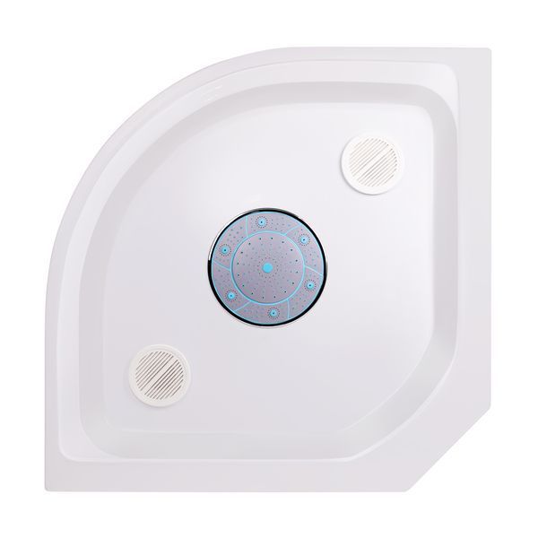 Душовий бокс Lidz Tani SB90x90.SAT.LOW.GR є вдалою альтернативою ванни для сучасного санвузла. Він складається з практичного акрилового піддона, скляних розсувних дверей, скляних задніх стінок і кришки, а також душового гарнітура і зручної полки. Кутова к LTSB9090SATLOWGR фото
