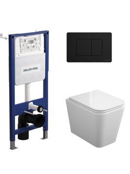 copy_Інсталяція Koller Pool AQUA LINE +CUBE M панель змиву збройна сталь + унітаз підвісний Trend з сидінням Soft-close (змив Тоrnado 3) bcec68c173-2114-11f0-bb6f-a0423f42a789сс фото