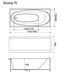 Ванна акрилова WGT Rialto Arona R 1705x755х680 мм 200107003 фото 6