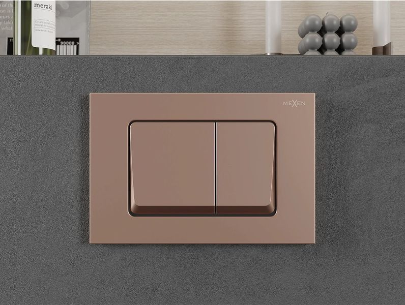 Кнопка змиву для встановлення MEXEN FENIX 10 XS ROSE GOLD MEX-601005 фото