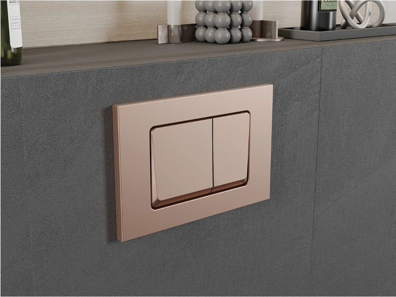 Кнопка змиву для встановлення MEXEN FENIX 10 XS ROSE GOLD MEX-601005 фото