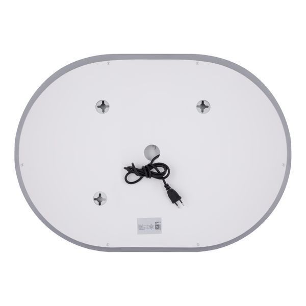 Дзеркало Qtap Gemini 500х700 з LED-підсвічуванням Touch, з антизапотіванням, з димером, рег. темп. кольору (3000-6500K) Reverse QT2578R5070 QT2578R5070 фото