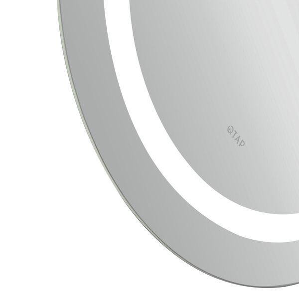 Дзеркало Qtap Gemini 500х700 з LED-підсвічуванням Touch, з антизапотіванням, з димером, рег. темп. кольору (3000-6500K) Reverse QT2578R5070 QT2578R5070 фото