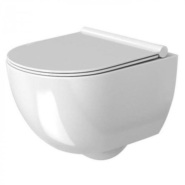 унітаз Rea Carter Rimless + інсталяція Grohe Rapid SL, клавіша (REA-C1450 + 38772001) REA-C1450 + 38772001 фото