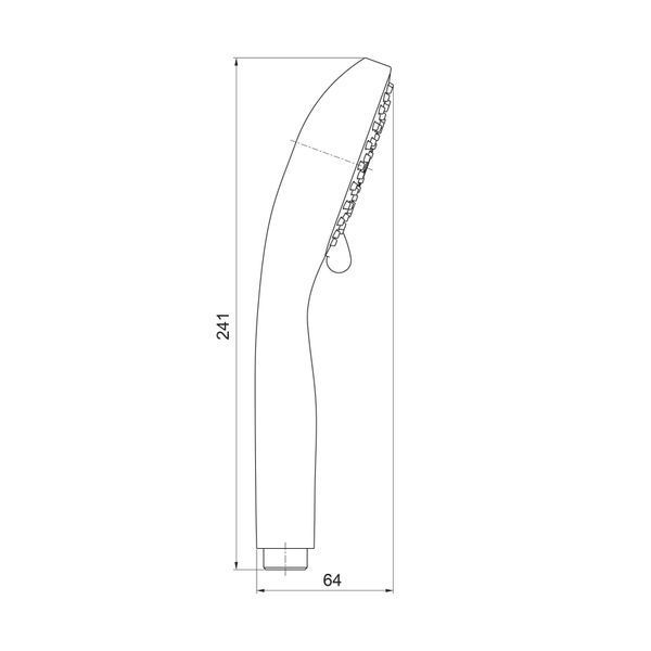 Ручний душ PRO-3 Chrome 3 режими (Rain/Mist/Mixed) 8cfa8898-4e50-11ef-bb6b-a0423f42a789 фото