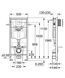 унітаз Rea Carter Rimless + інсталяція Grohe Rapid SL, клавіша (REA-C1450 + 38772001) REA-C1450 + 38772001 фото 3