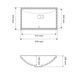Умивальник (раковина) VBI MESSINA WHITE врізний VBI-018002 фото 2