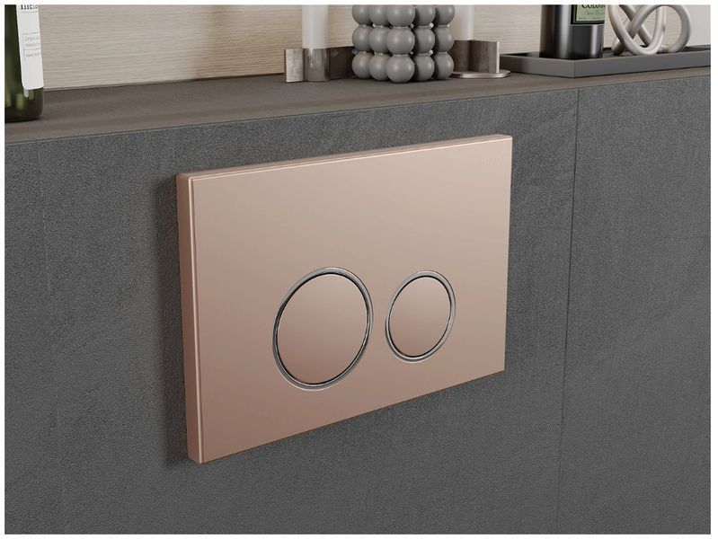 Кнопка змиву для інсталяції MEXEN FENIX 05 ROSE GOLD * MEX-600505 фото