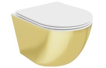Підвісний унітаз MEXEN LENA WHITE GOLD MEX-30224006 фото