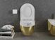 Підвісний унітаз MEXEN LENA WHITE GOLD MEX-30224006 фото 4