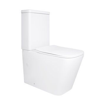 Унітаз підлоговий Qtap Stenava Rimless безобідковий з сидінням Soft-close WHITE QT27228303W QT27228303W фото