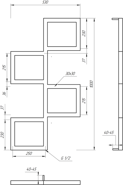 Сушка для рушників Fito GA-4606 фото