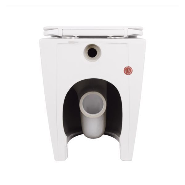Унітаз підвісний Qtap Robin Ultra Quiet безобідковий з сідінням Soft-close 520x365x365 мм WHITE QT13332381AW фото