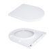 Унітаз підлоговий Qtap Dove Rimless безобідковий з сидінням Soft-close WHITE QT06228380BW QT06228380BW фото 7