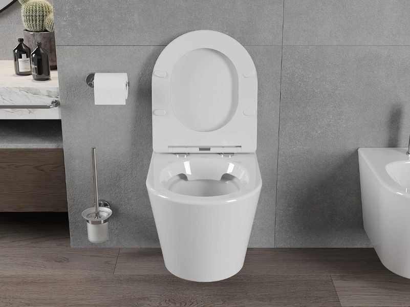 Підвісний унітаз MEXEN RICO WHITE SLIM білий MEX-30720300 фото