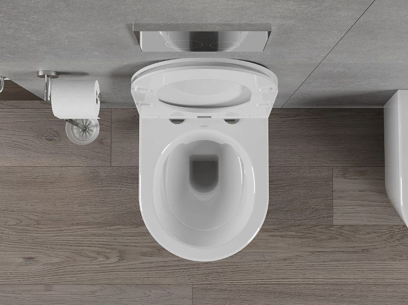 Підвісний унітаз MEXEN RICO WHITE SLIM білий MEX-30720300 фото